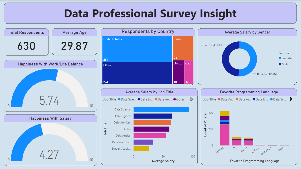 Data Survey Dashboard